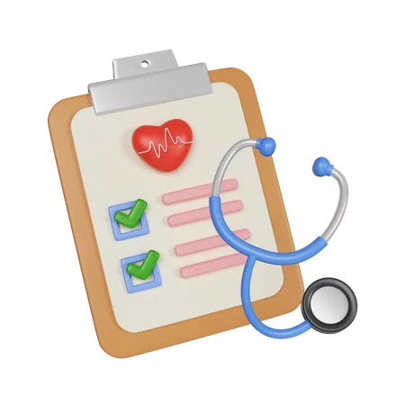 Medical Survey  3D Icon