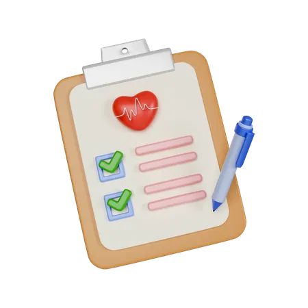 Medical Survey  3D Icon