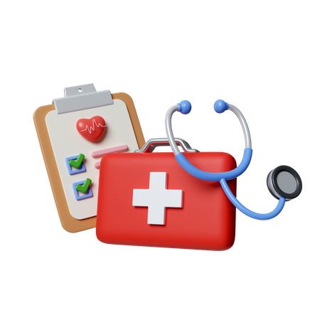 Medical Survey  3D Icon