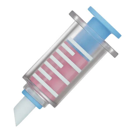 Medical Syringe 3 D Icon 3D Icon