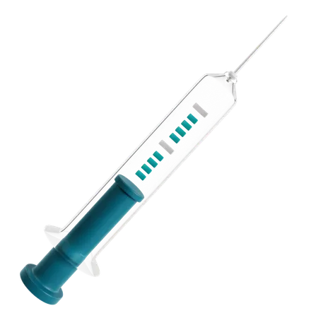 Medical Syringe Rendering  3D Icon