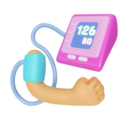 Medical Tensiometer 3D Illustration