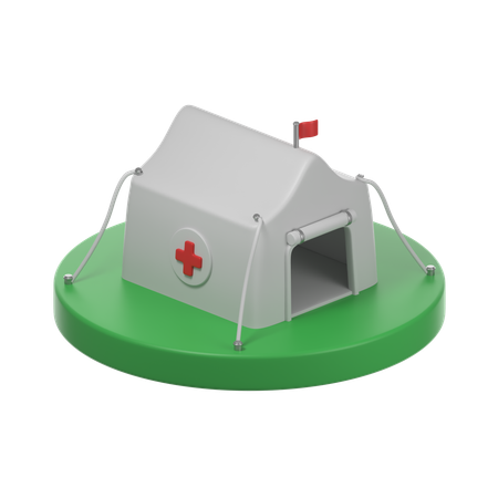 Medical Tent  3D Icon