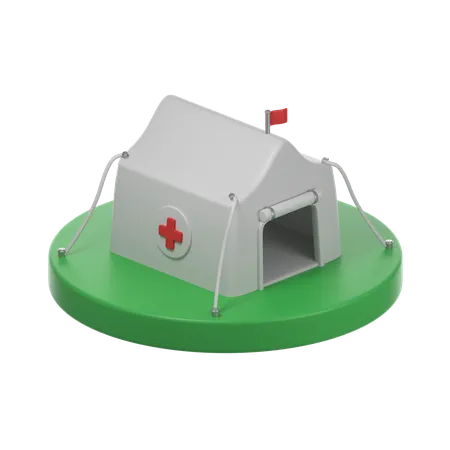 Medical Tent  3D Icon