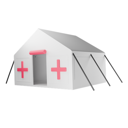 Medical Tent  3D Icon