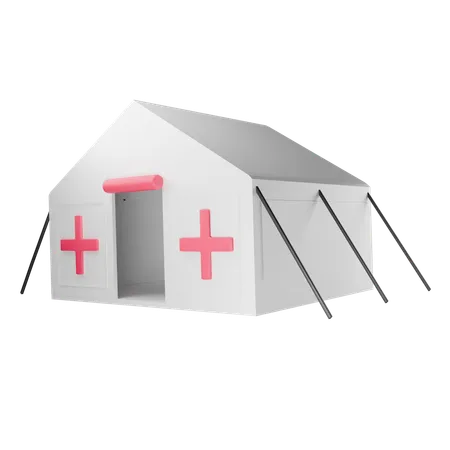 Medical Tent  3D Icon