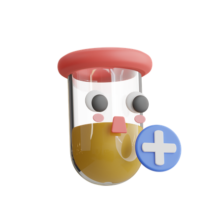 Medical Test  3D Icon
