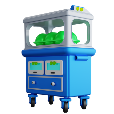 Medical Trolley  3D Icon