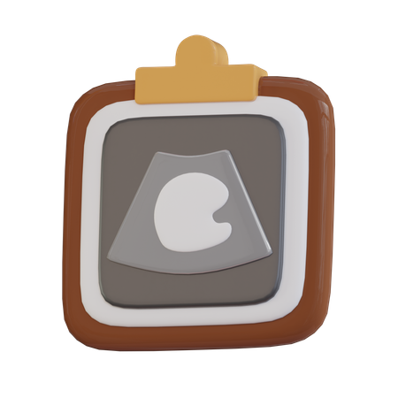 医療用超音波レポート  3D Icon