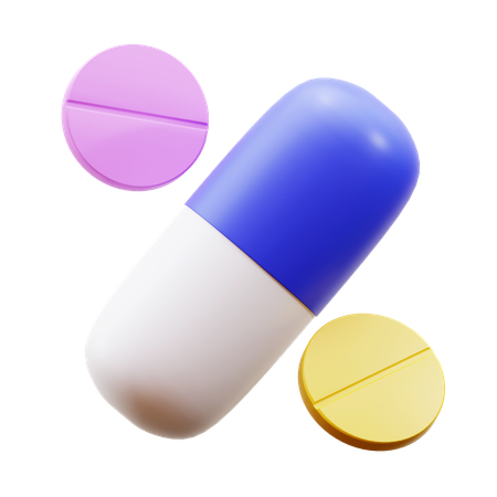 Médicament  3D Icon