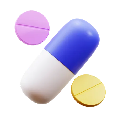 Médicament  3D Icon