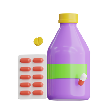 Medicament  3D Icon