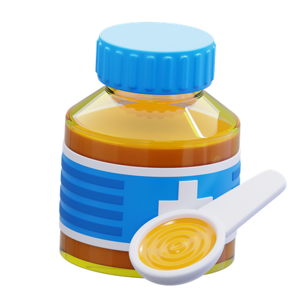 Médicament liquide  3D Icon