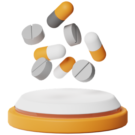 Medicamento  3D Icon