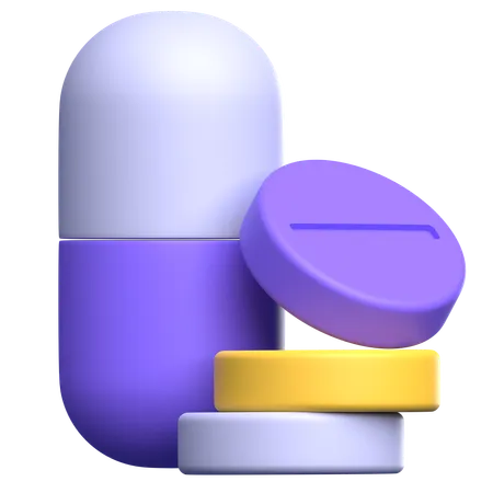 Medicamento  3D Icon