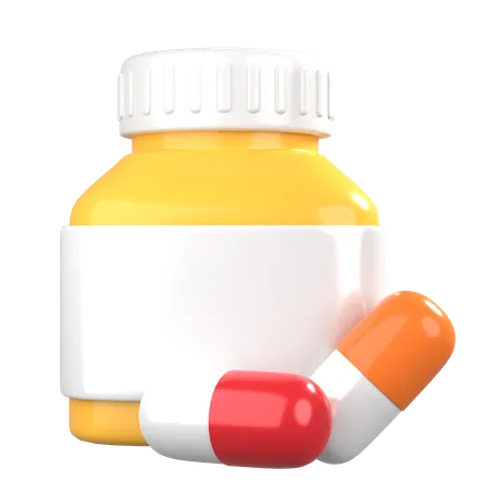 Medicamento  3D Icon