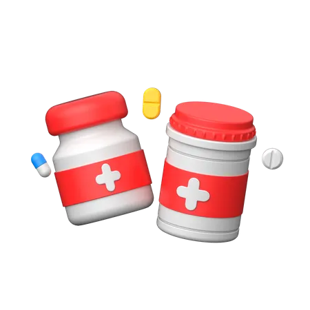 Medicamento  3D Icon