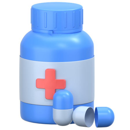 Medicamento  3D Icon
