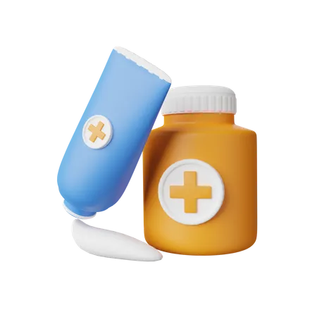 Medicamento  3D Icon