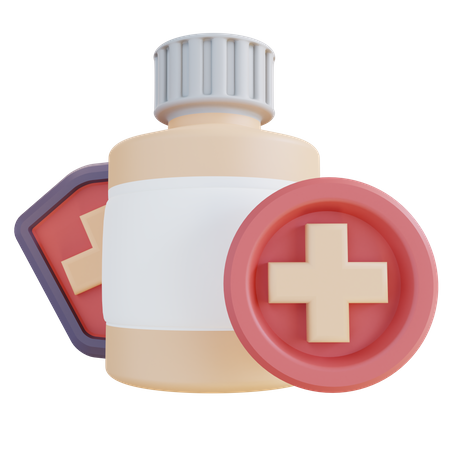 Medicamento  3D Icon