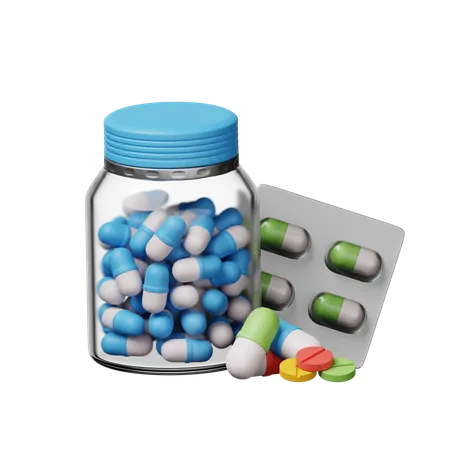 Medicamento  3D Icon