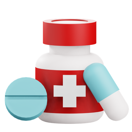 Medicamento  3D Icon