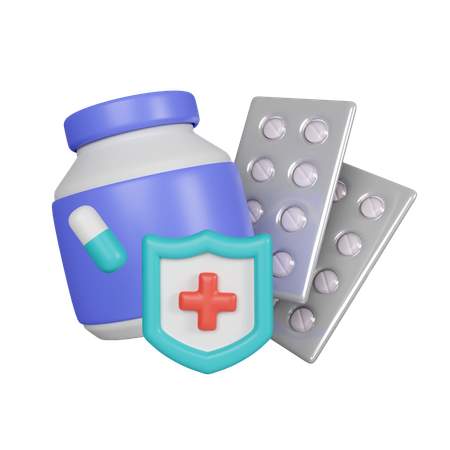 Medicamento  3D Icon