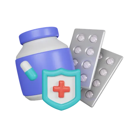 Medicamento  3D Icon