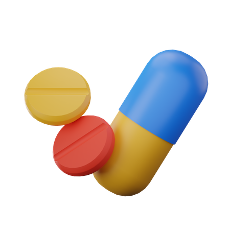 Medicamento  3D Icon