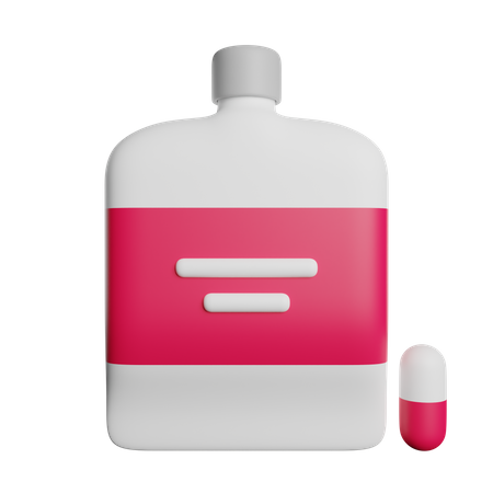 Medicamento  3D Icon