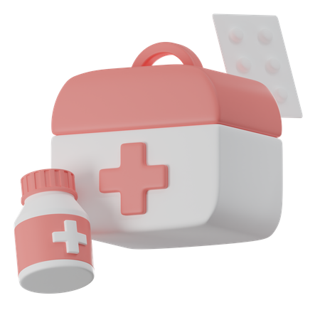 Medicamento  3D Icon