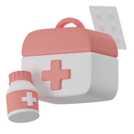 Medicamento  3D Icon