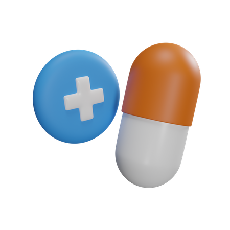 Medicamento  3D Icon