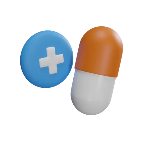 Medicamento  3D Icon