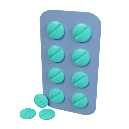 Pacote de remédio  3D Icon