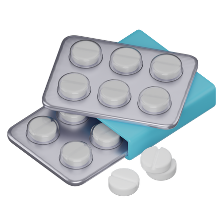 Medicação  3D Icon