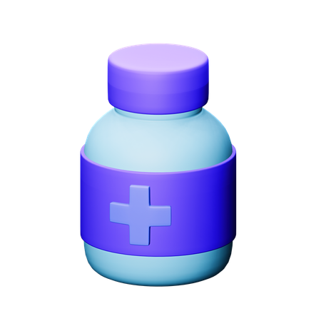 Medicação  3D Icon