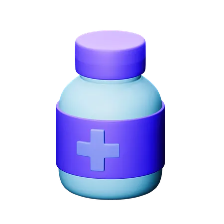 Medicação  3D Icon