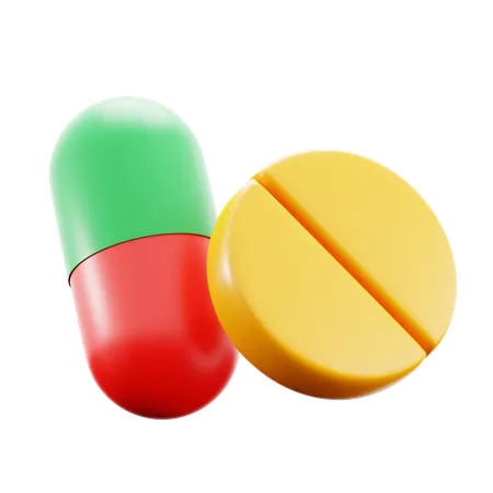 Médicaments  3D Icon