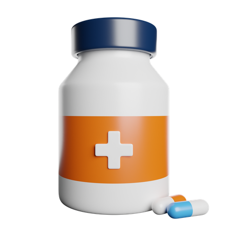 Médicaments  3D Icon