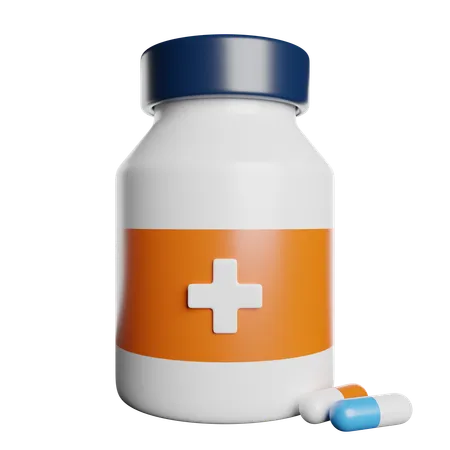 Médicaments  3D Icon