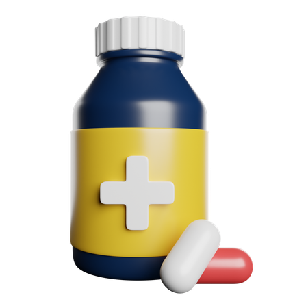 Médicaments  3D Icon