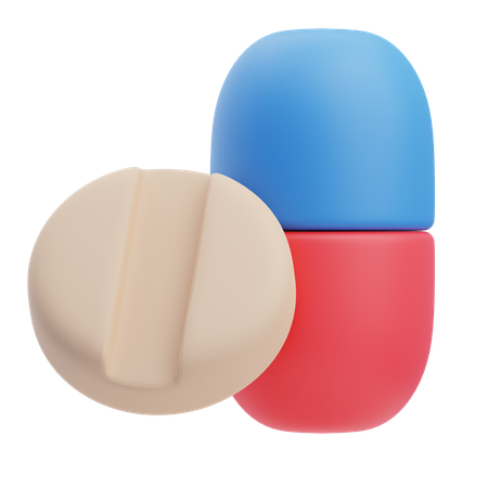 Pilules médicinales  3D Icon