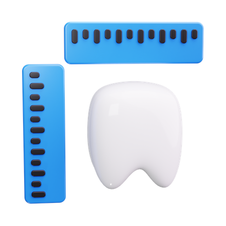 Medição do dente  3D Icon