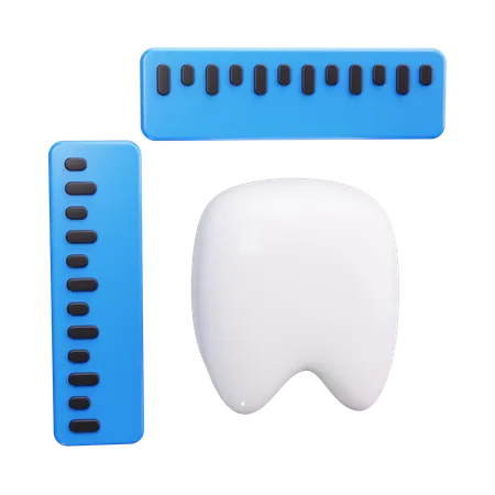 Medição do dente  3D Icon