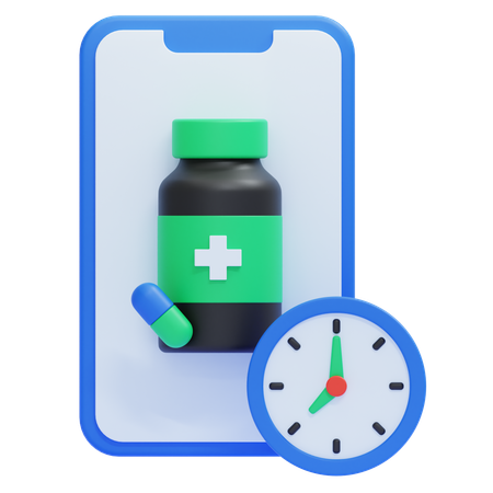 Medication Schedule  3D Icon