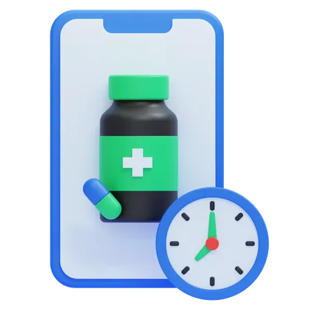 Medication Schedule  3D Icon