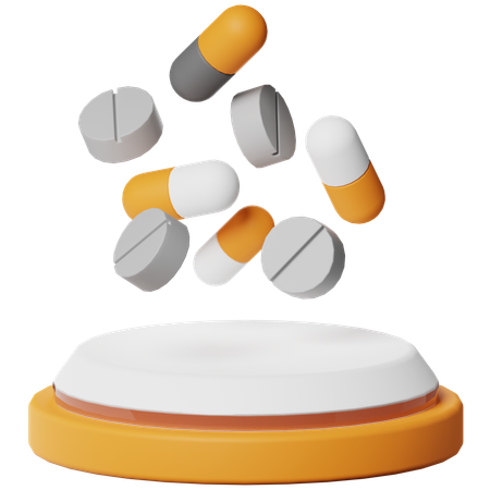 Medicamento  3D Icon