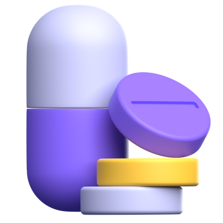 Medicamento  3D Icon