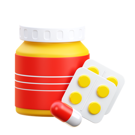 Medicamento  3D Icon